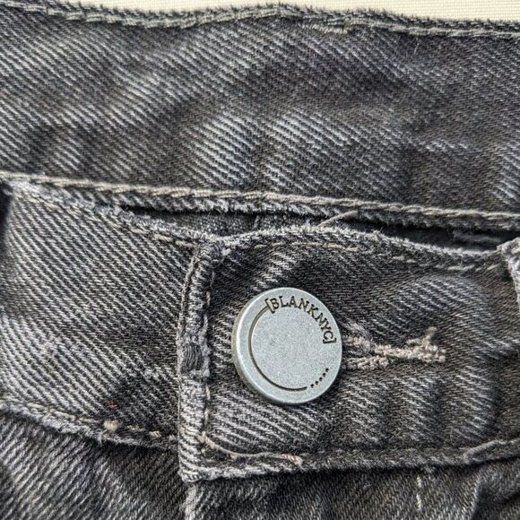 BlankNYC The Rivington Hi Rise Tapered Distressed Jeans Black "Before&After", 25 - Picture 11 of 13